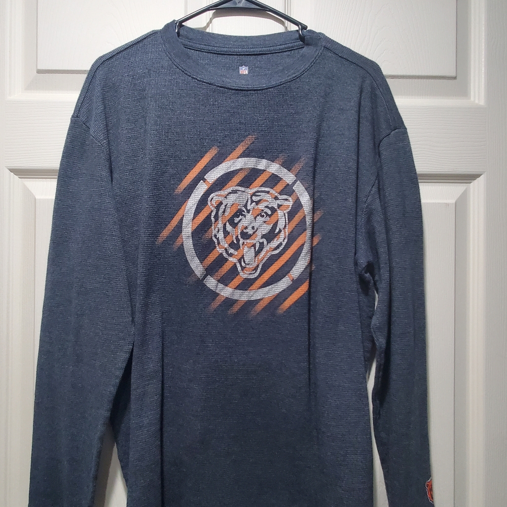 Men's Gray Chicago Bears Long Sleeve Shirt